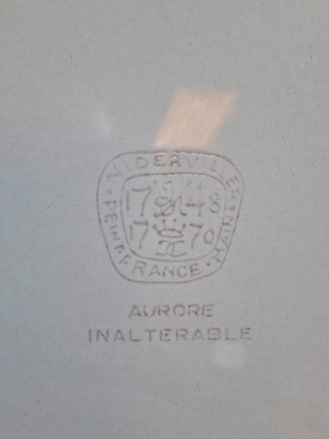 Service de table complet Niderviller faïence Art modele aurore  1950s