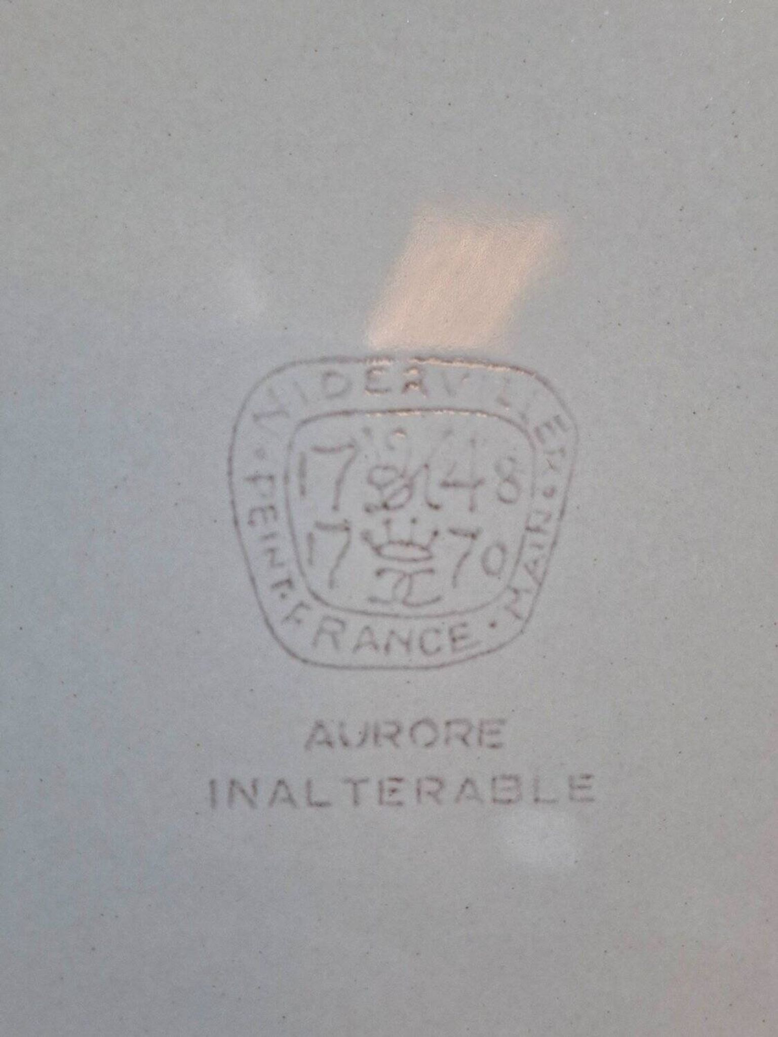 Service de table complet Niderviller faïence Art modele aurore  1950s