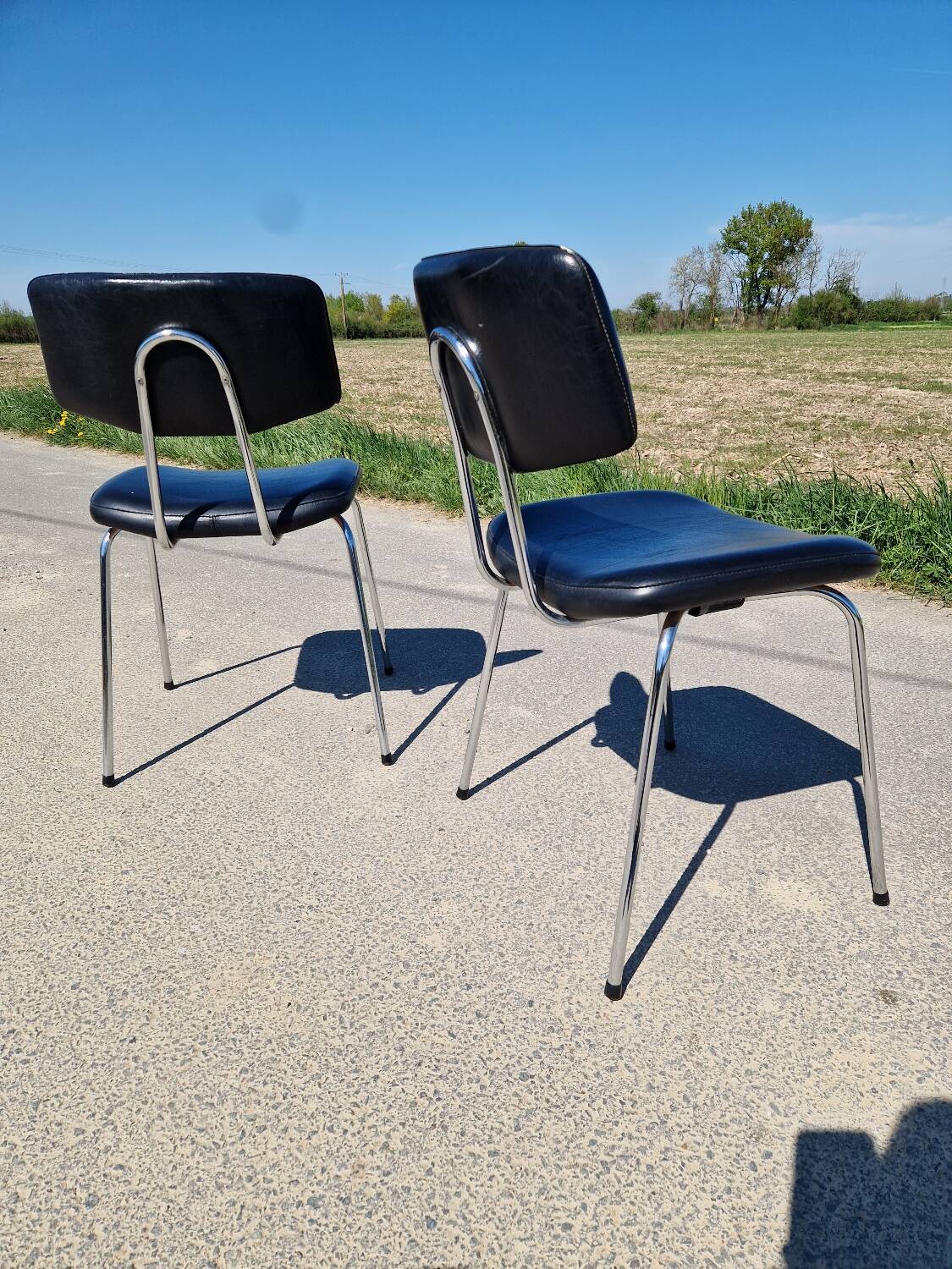 Set of 2 60s designer chairs
