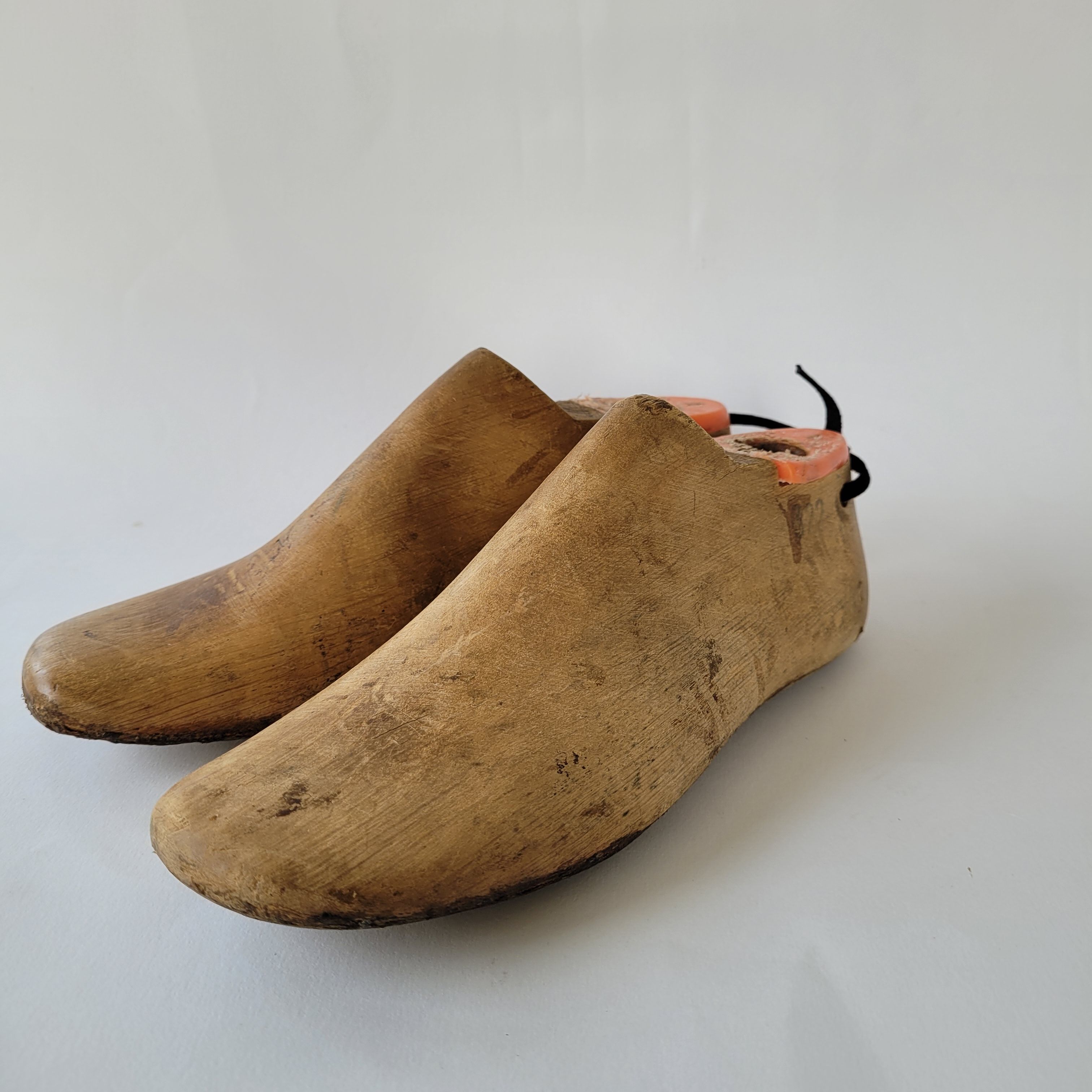 Pair of ancient wooden shapes