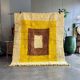 Moroccan Mrirt rug in luxury wool 200x250 cm - Handmade modern Berber rug - Wool rug for indoors
