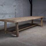Founder Solid Oak Farmhouse Table - 200cm long