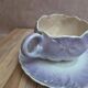 2 large breakfast/chocolate cups K&G Lunéville with saucers