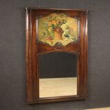 Italian mantelpiece mirror in wood from the 20th century