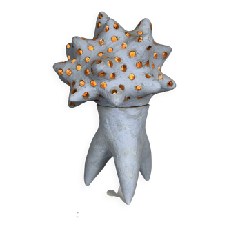 Ceramic lamp by agnes debizet. contemporary ceramist.