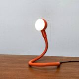 Vintage Italian Space Age Hebi table lamp by Isao Hosoe for Valenti Luce, 1970s.