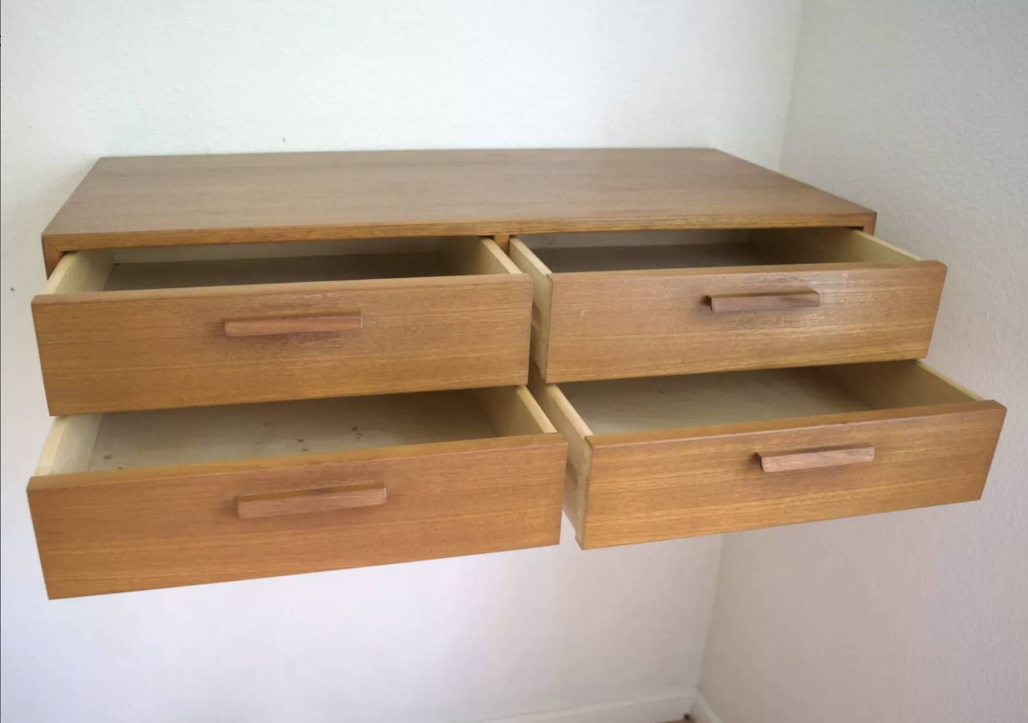 Teak Wall Drawer Module By Kai Kristiansen For Feldballes Møbler, 1960s