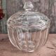 Vintage French glass candy box