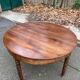 Table à manger ronde extensible par abattant console du 19ème