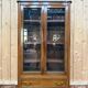 Louis XVI display cabinet in mahogany and marble