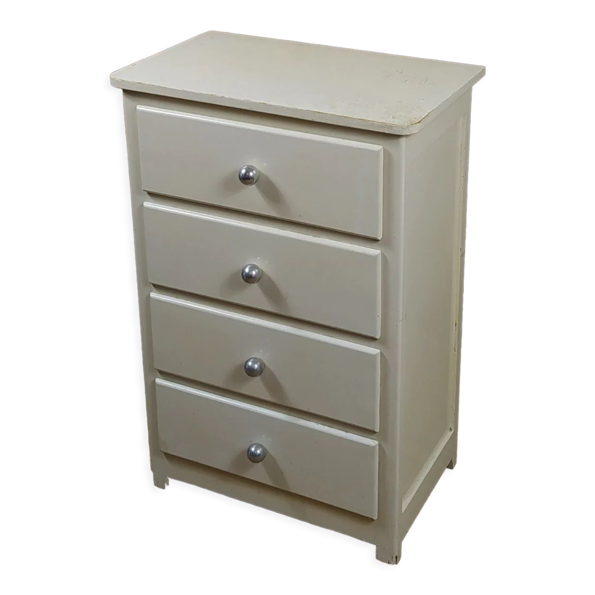 Wooden semainier, off-white