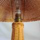 Vintage rattan lamp to install