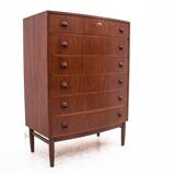 Commode en teck, design danois, années 1960