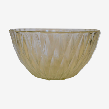 Scandinavian geometric design glass bowl