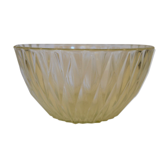 Scandinavian geometric design glass bowl