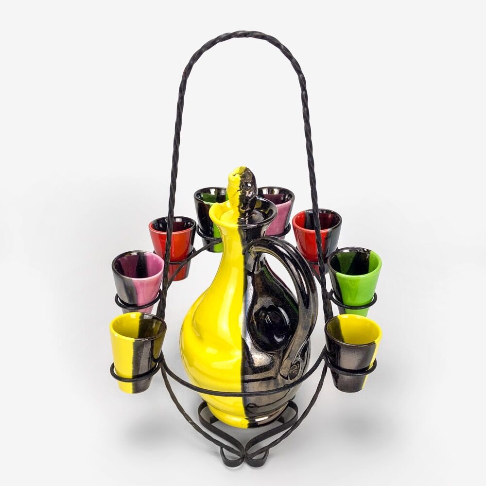 Vallauris Mid-Century Liquor Service