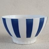 Assiette et bol à rayures Digoin