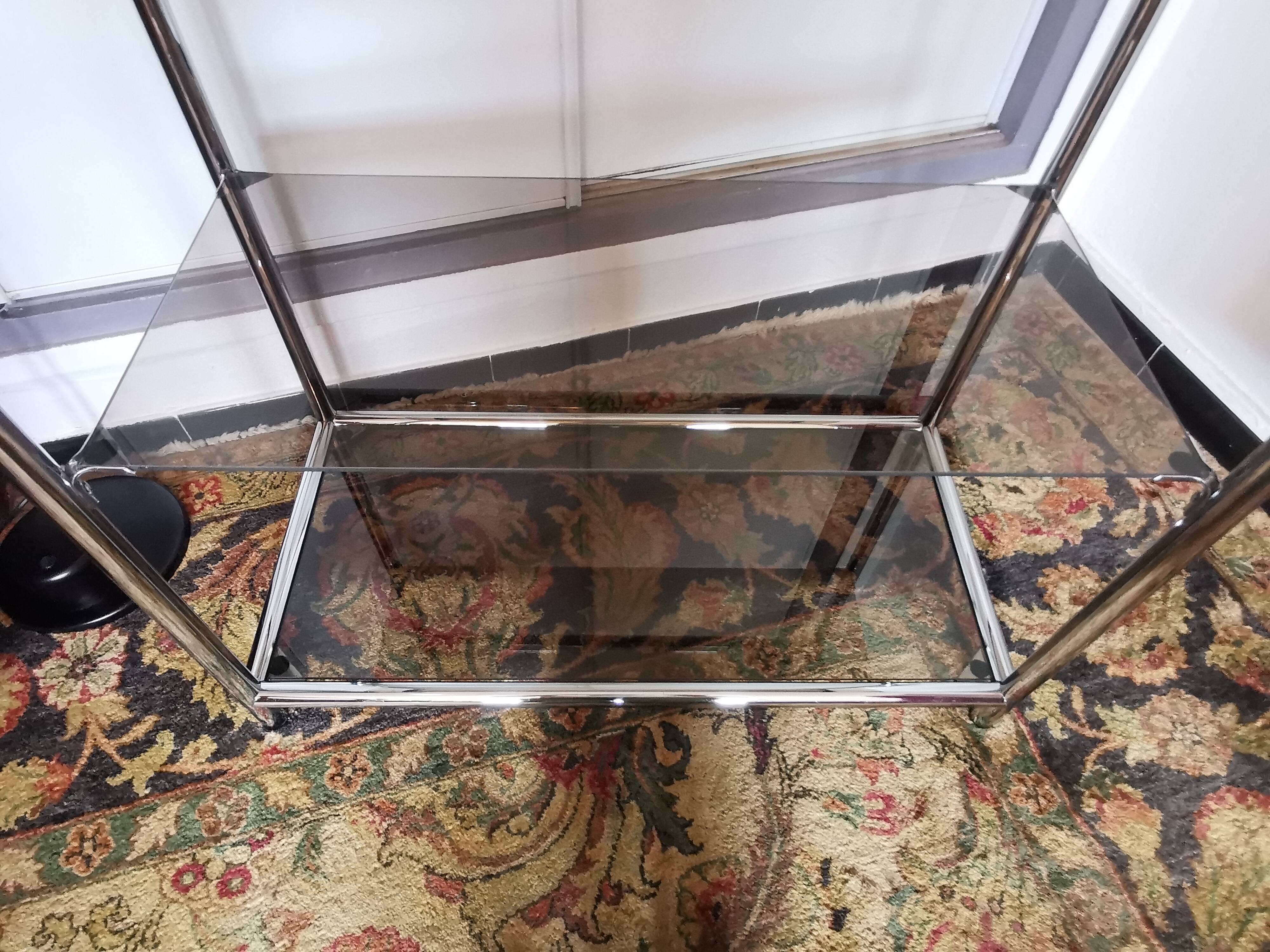 Chrome glass shelf 70 years