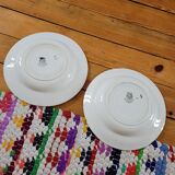 Set of 2 soup plates 6502 from Ste Amandinoise