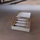 6 silver metal knife holders