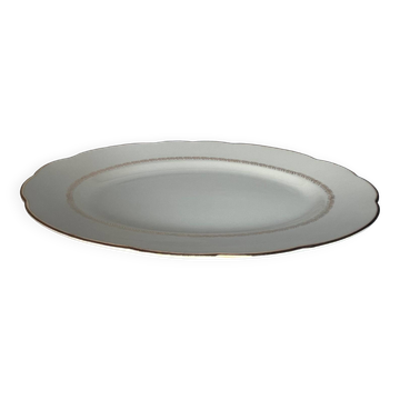 Plat ovale en faïence de gien