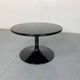 Table Basse d'Appoint Ronde Noire par Pierre Paulin pour Artifort, 1970s