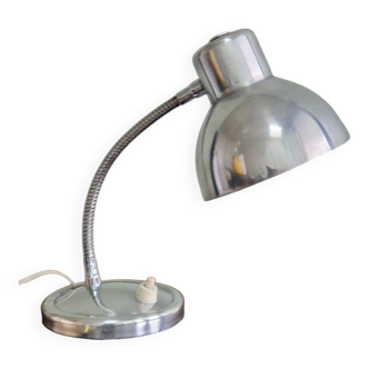 Lampe cocotte industrielle aluminium brossé années 60