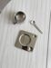 Designer stainless steel cups with tray and spoon