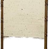 Miroir de style Louis XVI en bois et stuc doré XIX siècle Trumeau de cheminée