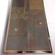 70s Brutalist Coffee Table in Brass, Bronze and Stone