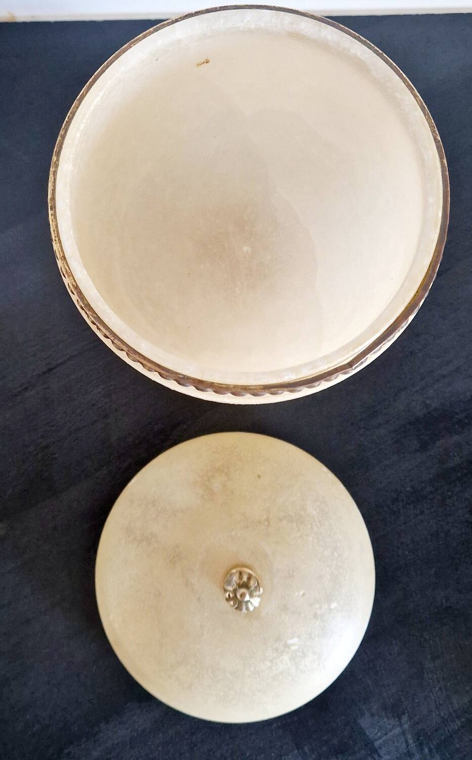 Empire style marble candy box