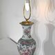 Lampe en porcelaine de chine et laiton, début XXe
