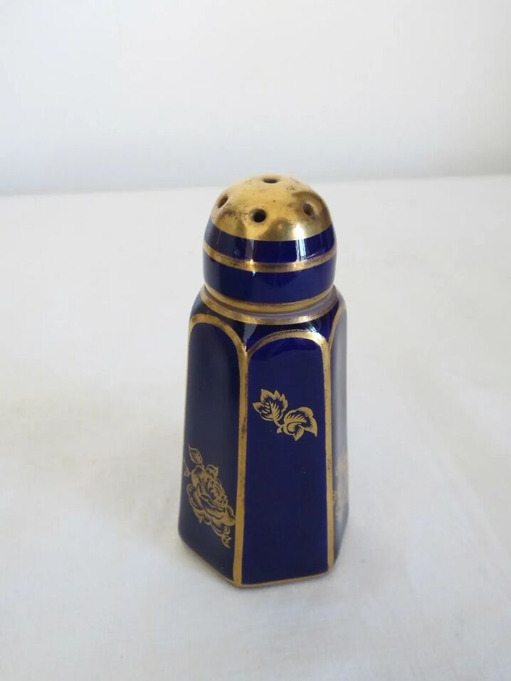 Limoges porcelain salt shaker Paul Pastaud
