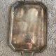 silver metal serving tray