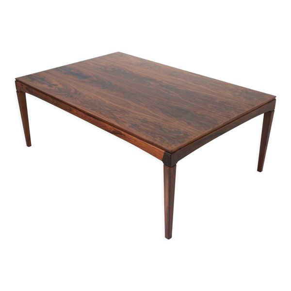 Table basse danoise en palissandre de rio, 1960s
