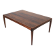 Table basse danoise en palissandre de rio, 1960s