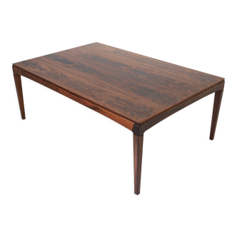 Table basse danoise en palissandre de rio, 1960s