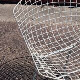 White Wire chair by Harry Bertoia for Knoll