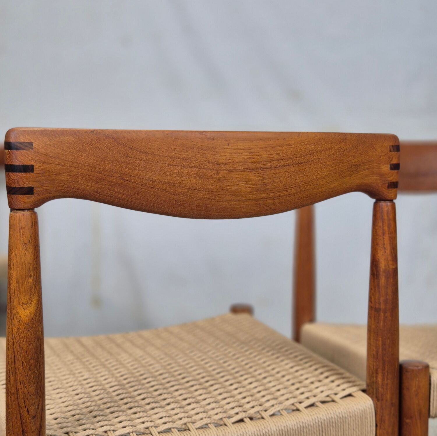 Price for 2 chairs! H.W. Klein, Bramin vintage Danish new papercord