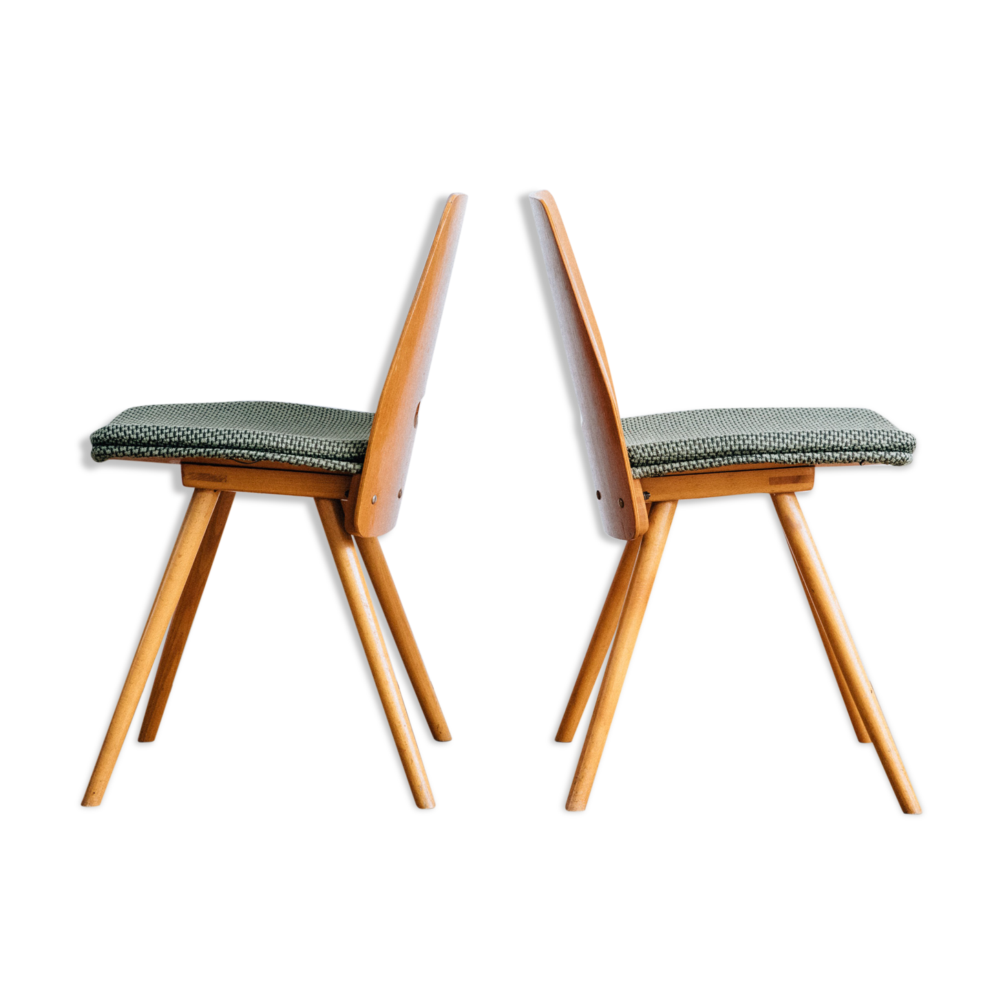 Pair of chairs by Frantisek Jirak for Tatra Nabytok 1960/70