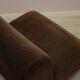 Brown armchair, Italian design, 1970s, made in Italy