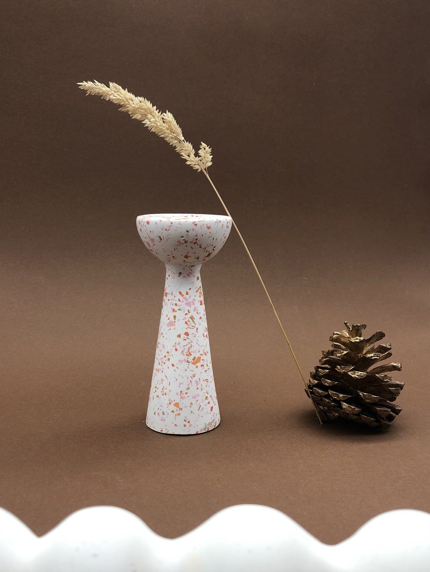 Tangerine Candle holder