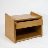 Vintage oak wall bedside, 1950