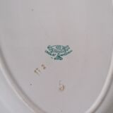 Creil and Montereau oval plate