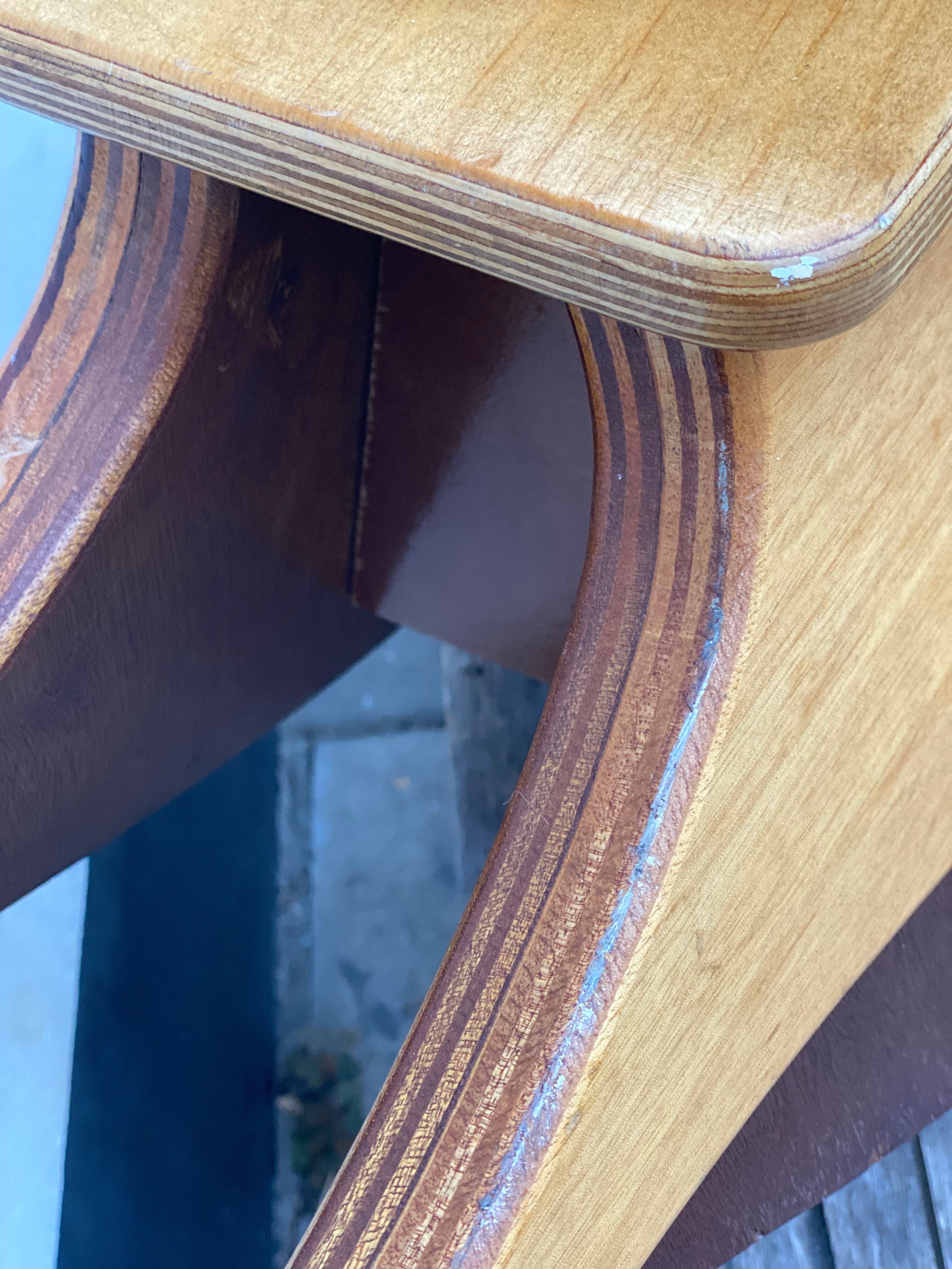 Mixed wood vintage rocking horse