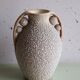 Old art deco granite enamel vase