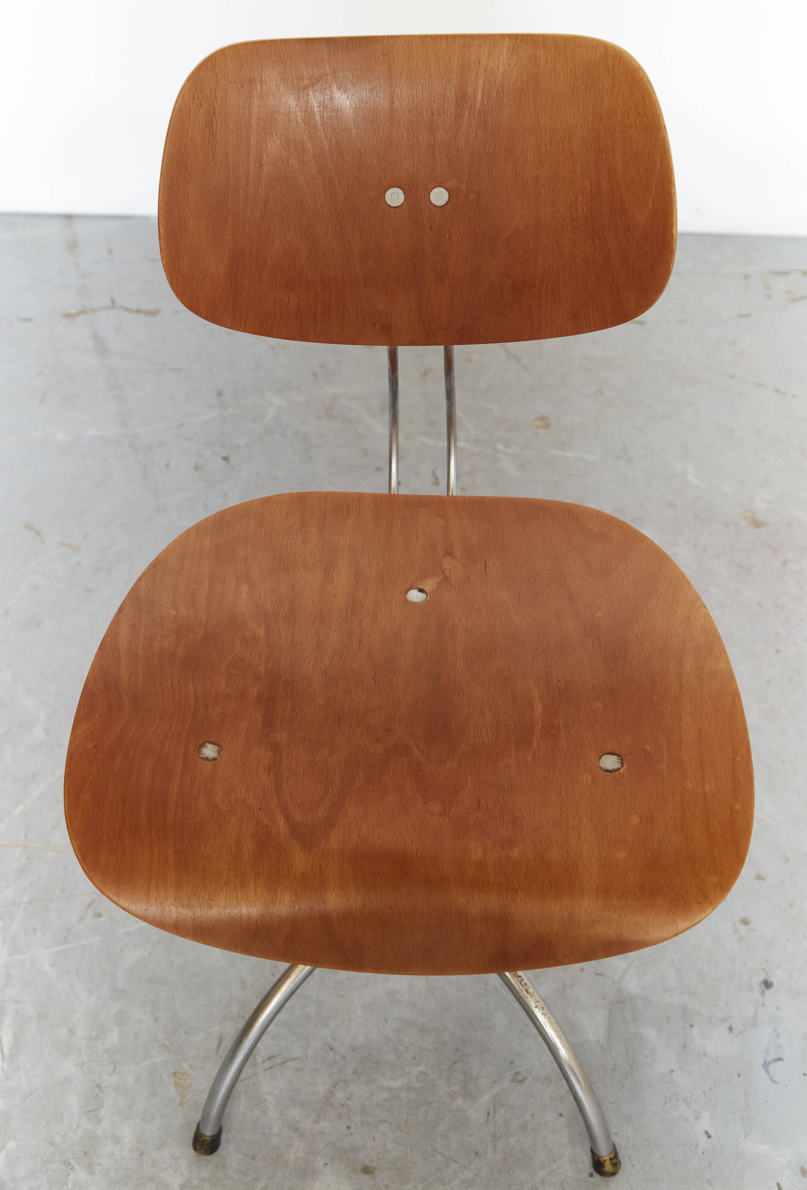 Chaise pivotante Mid-Century modèle SE 40 par Egon Eiermann pour Wilde+Spieth
