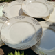 Set of 6 flat plates villeroy and boch