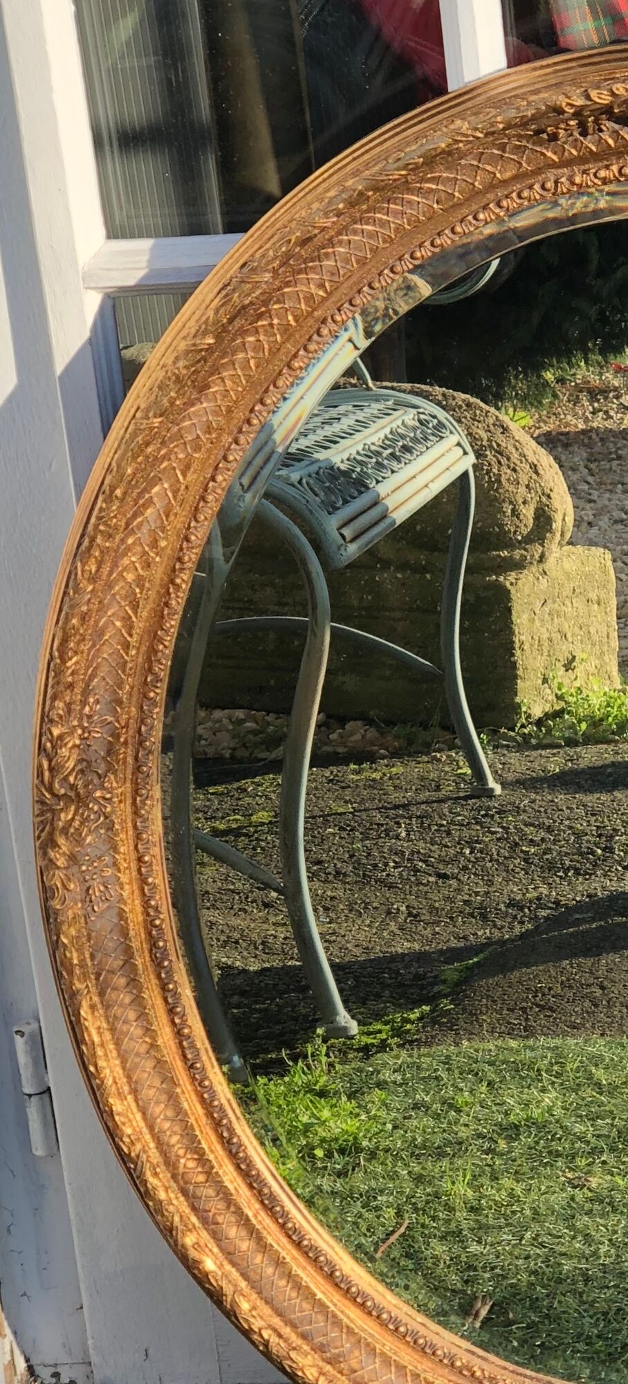 Louis XVI style oval mirror 80