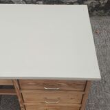 Restored fir desk